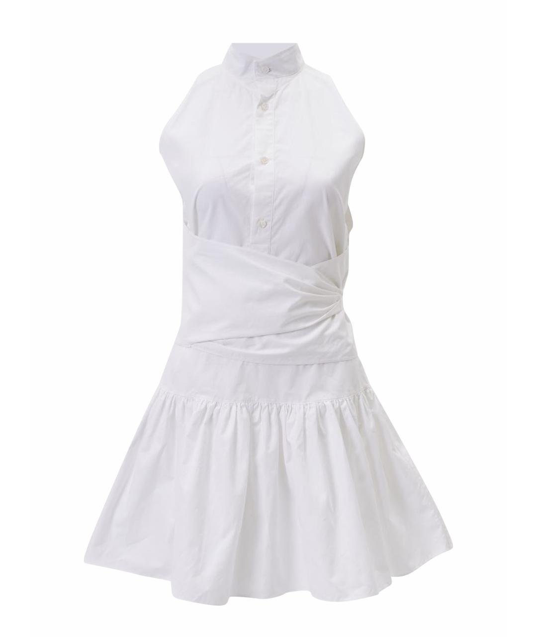 ALAIA Белое хлопковое повседневное платье, фото 1