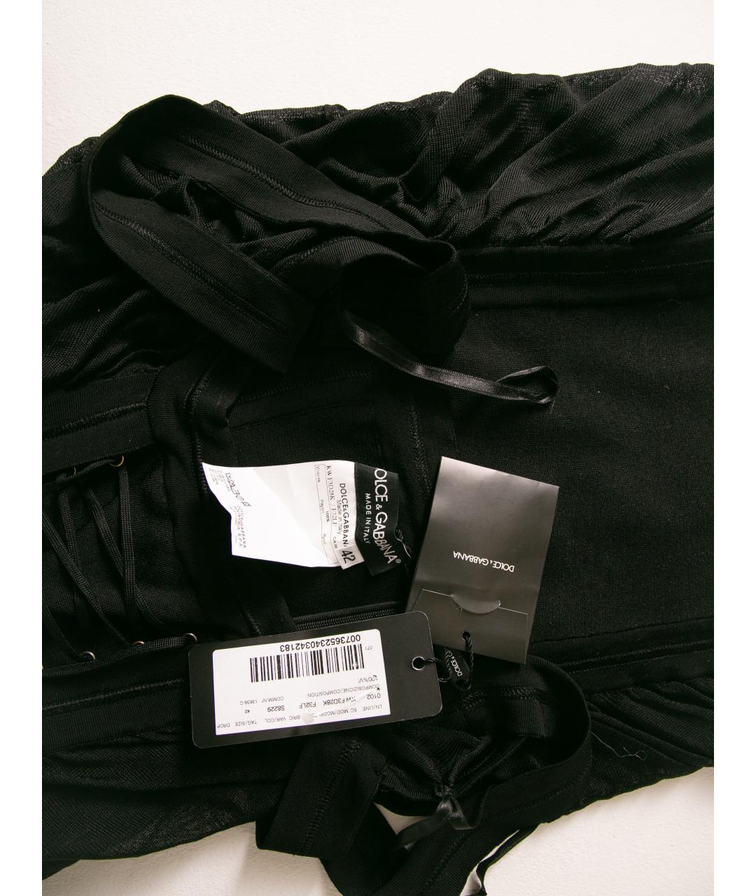 DOLCE&GABBANA Черное платье, фото 2