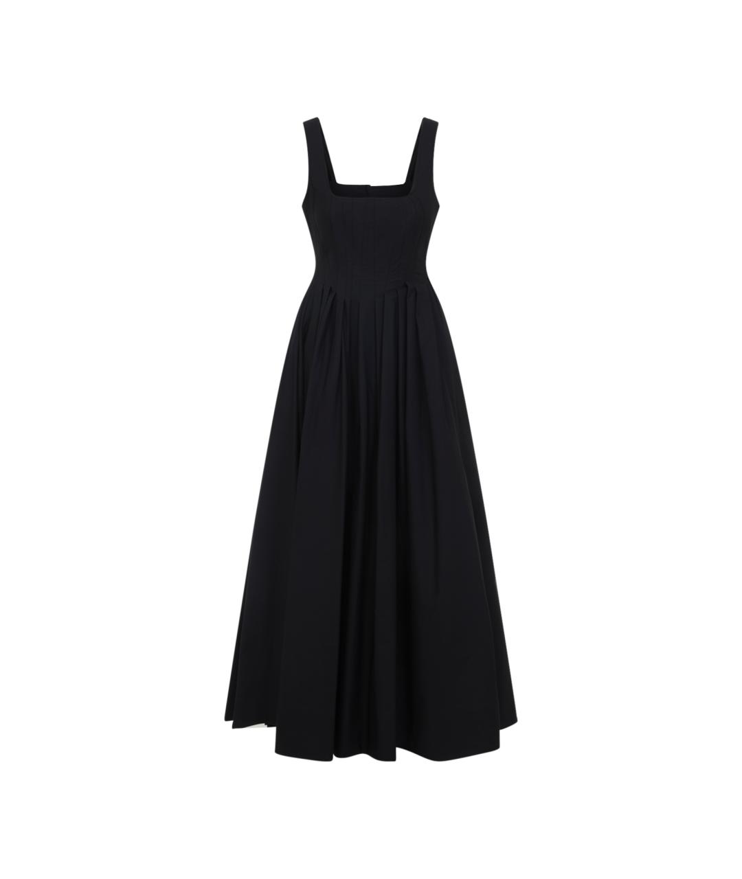 SPORTMAX Черное хлопковое платье, фото 1