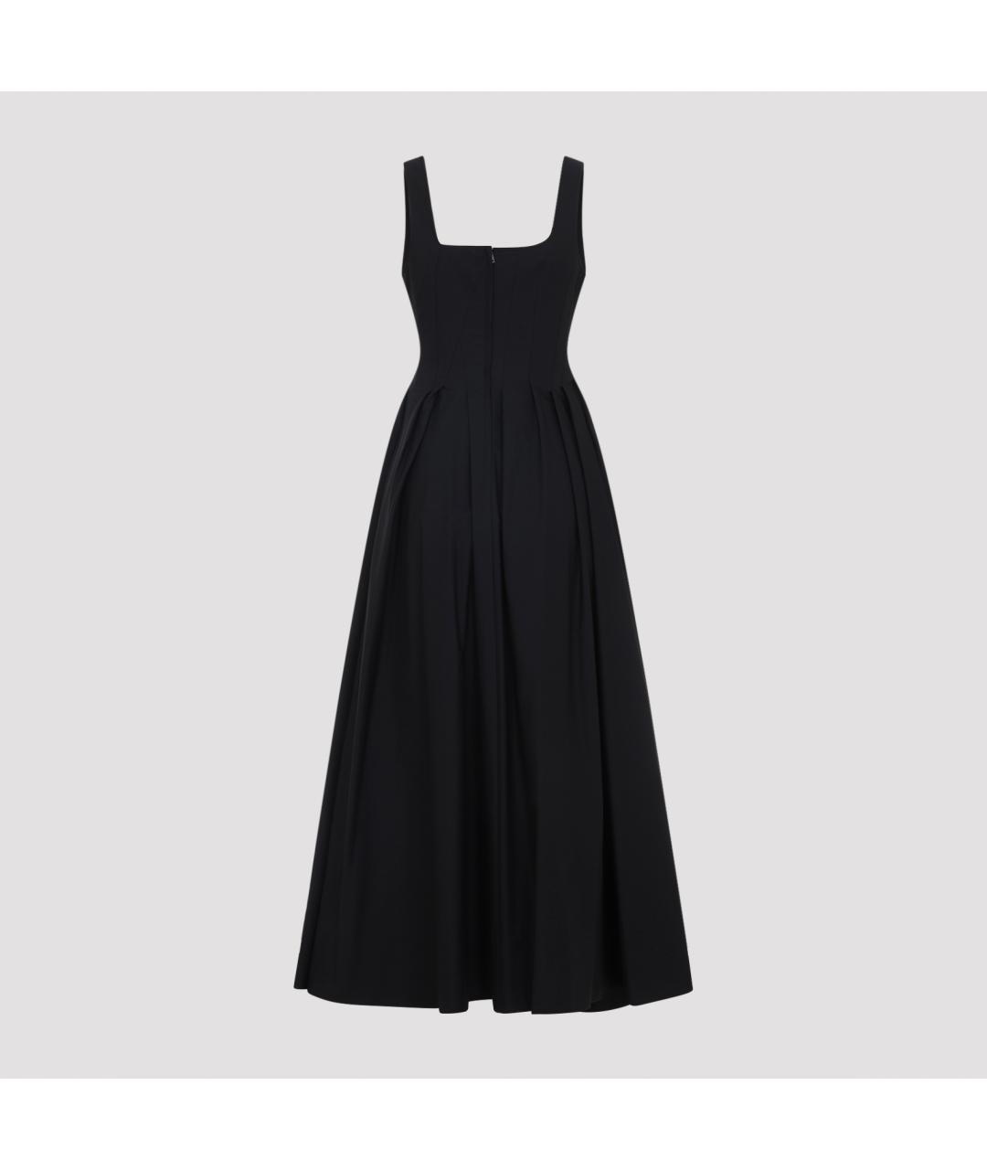 SPORTMAX Черное хлопковое платье, фото 3