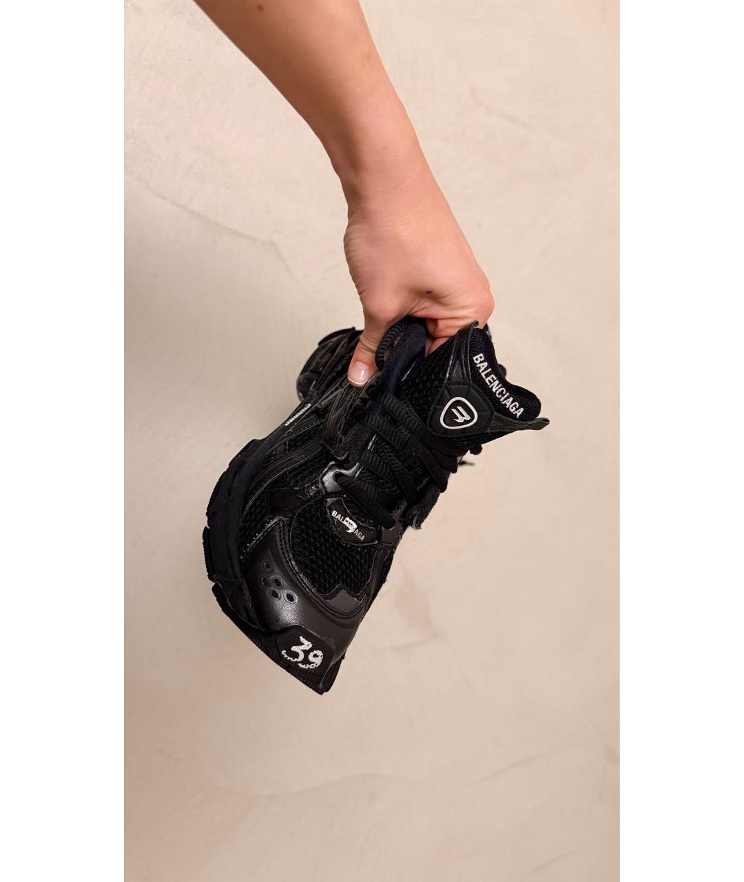 BALENCIAGA Черные кроссовки, фото 3