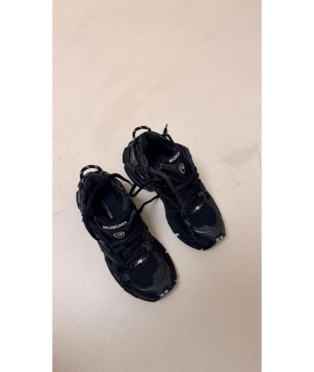BALENCIAGA Черные кроссовки, фото 2