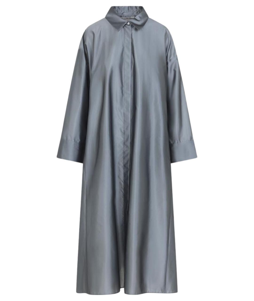 'S MAX MARA Серое полиэстеровое повседневное платье, фото 1