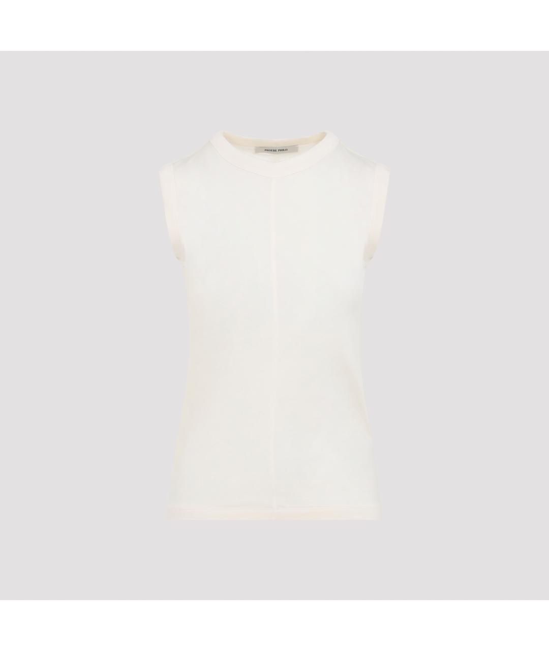 PHOEBE PHILO Бежевая хлопковая блузы, фото 2