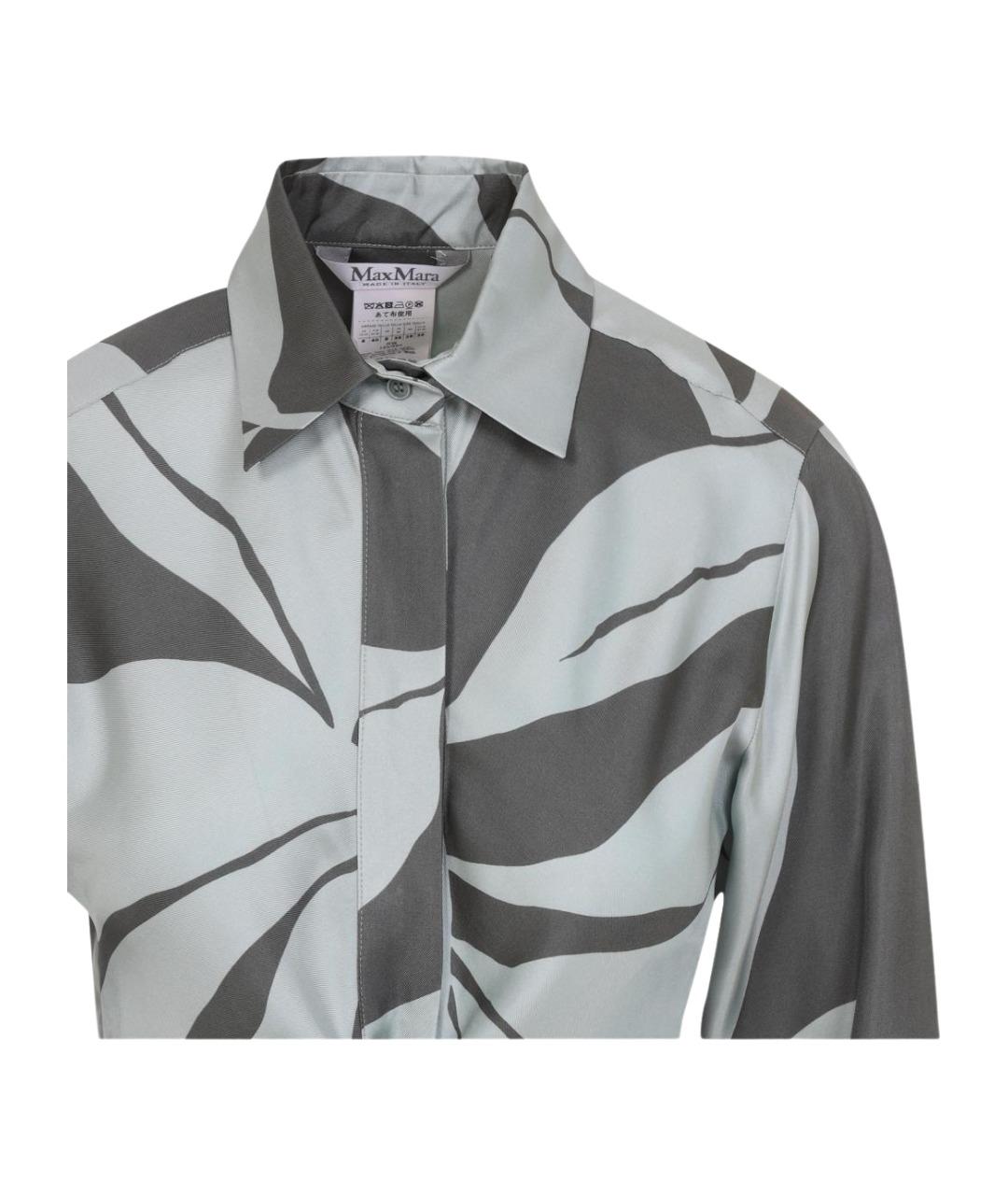 MAX MARA Мульти шелковое платье, фото 4