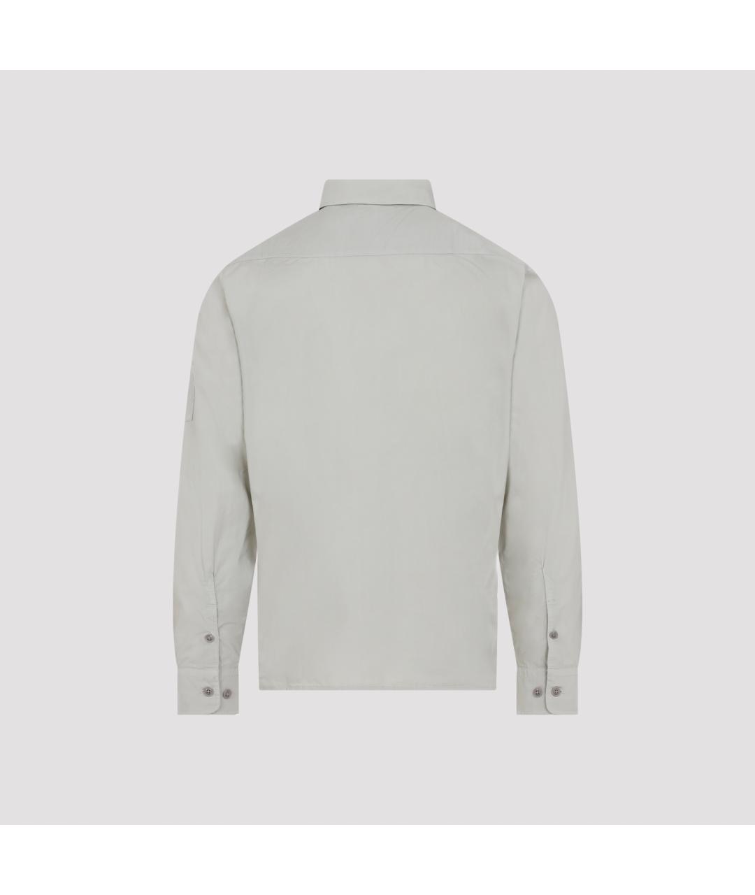 CP COMPANY Белая хлопковая кэжуал рубашка, фото 2