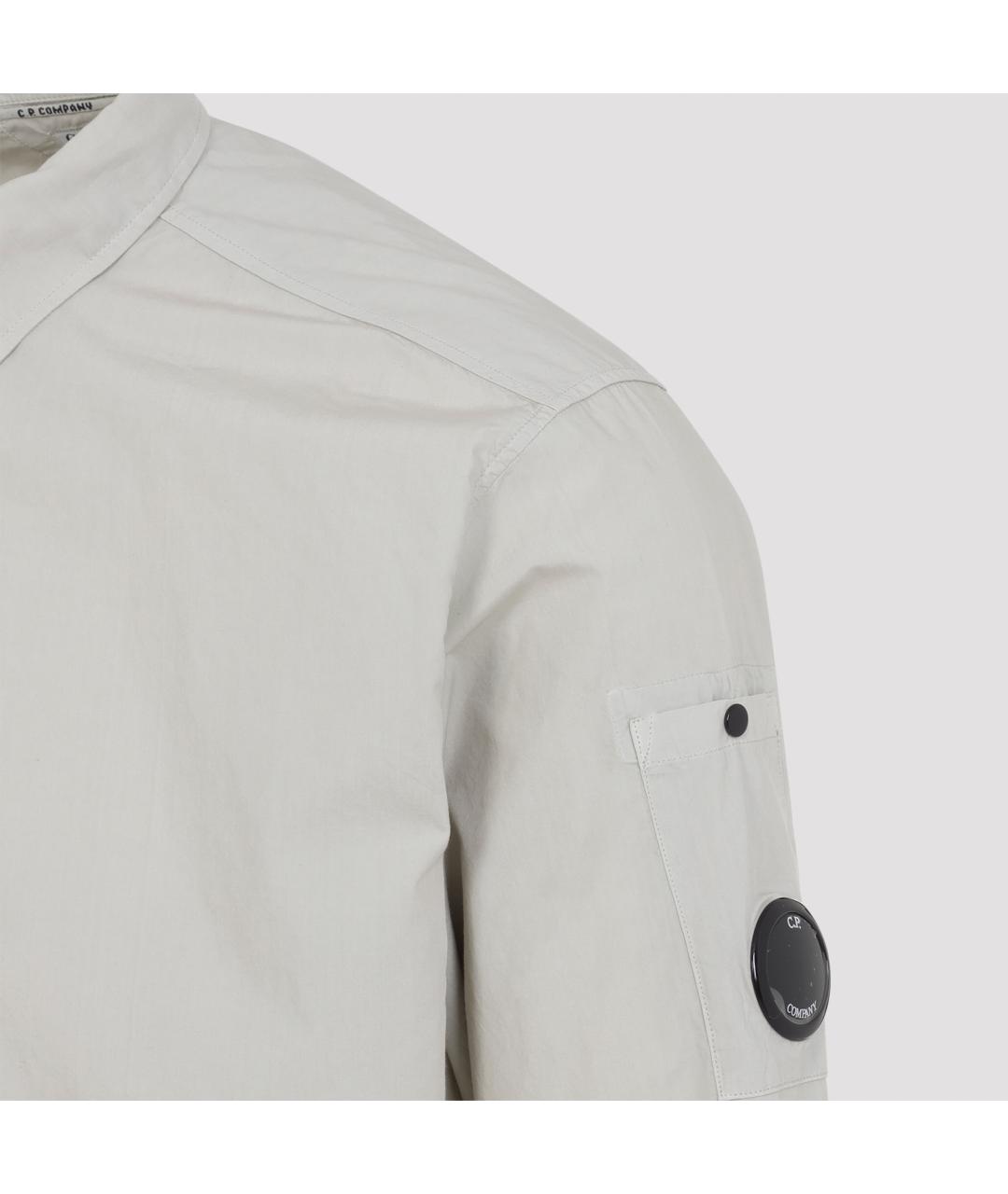 CP COMPANY Белая хлопковая кэжуал рубашка, фото 3