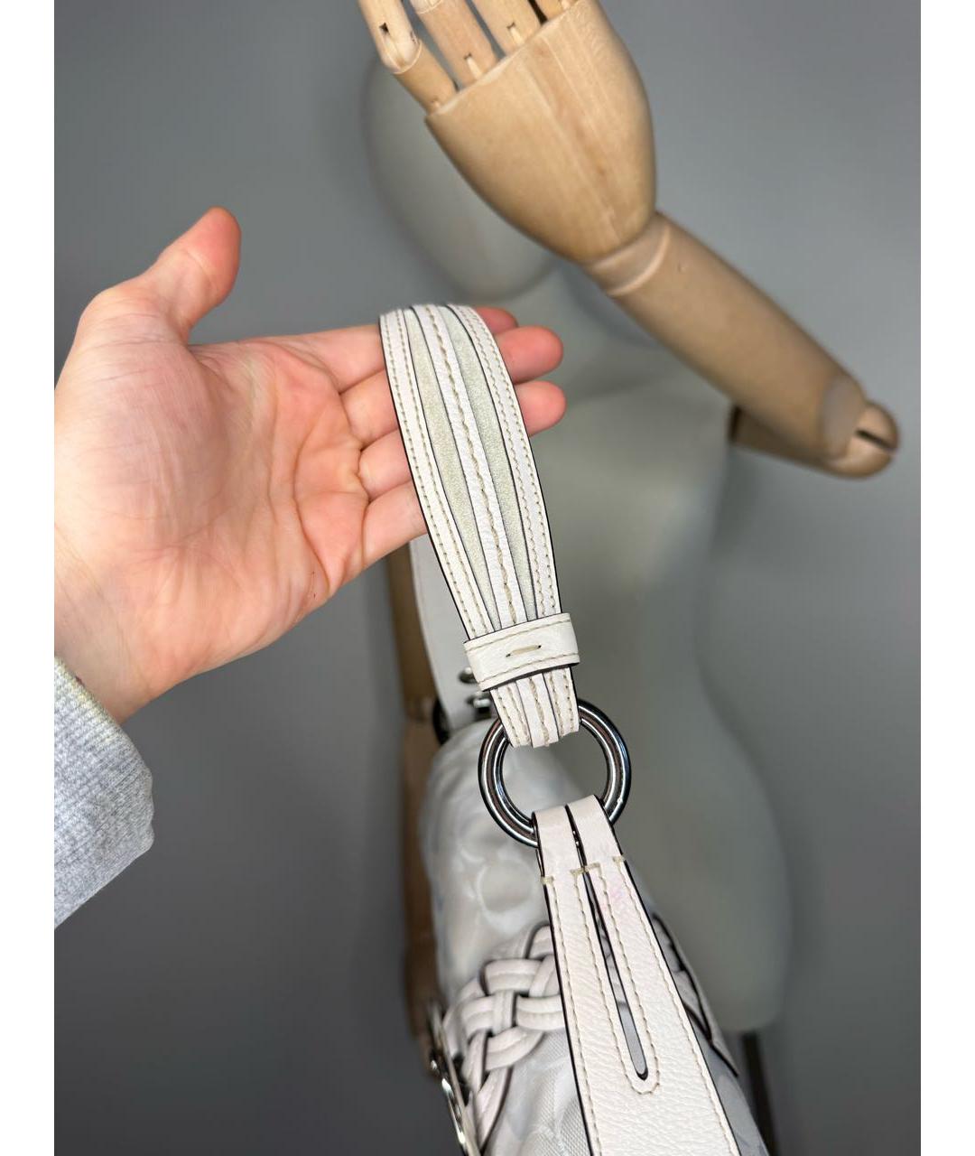 COACH Белая сумка с короткими ручками, фото 7