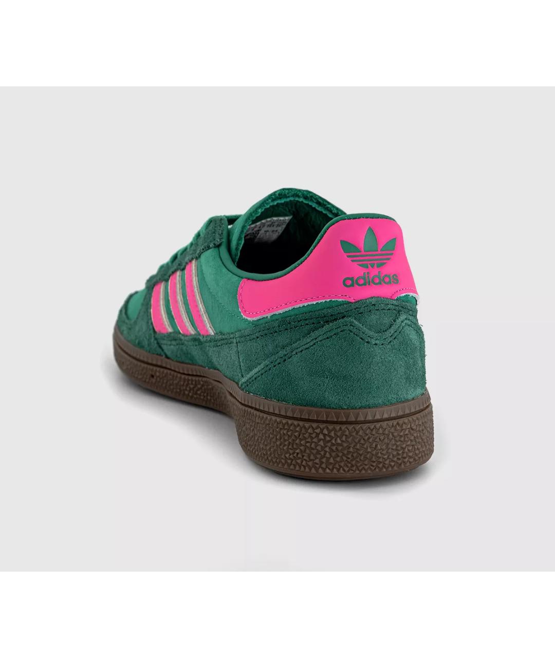 ADIDAS Зеленые замшевые кроссовки, фото 4