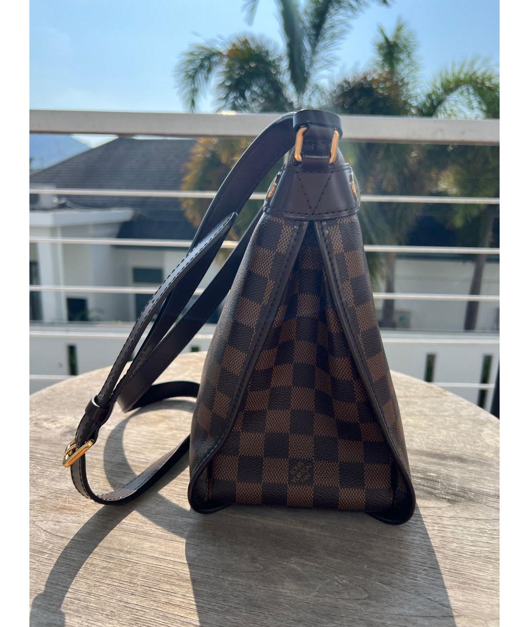 LOUIS VUITTON Коричневая сумка через плечо, фото 4