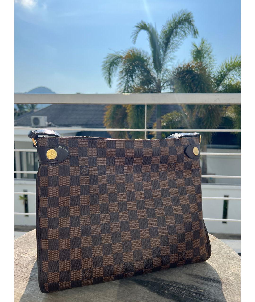 LOUIS VUITTON Коричневая сумка через плечо, фото 3