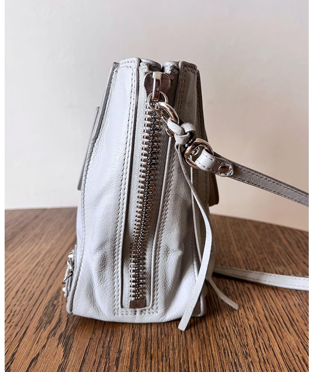 BALENCIAGA Серая кожаная сумка с короткими ручками, фото 5