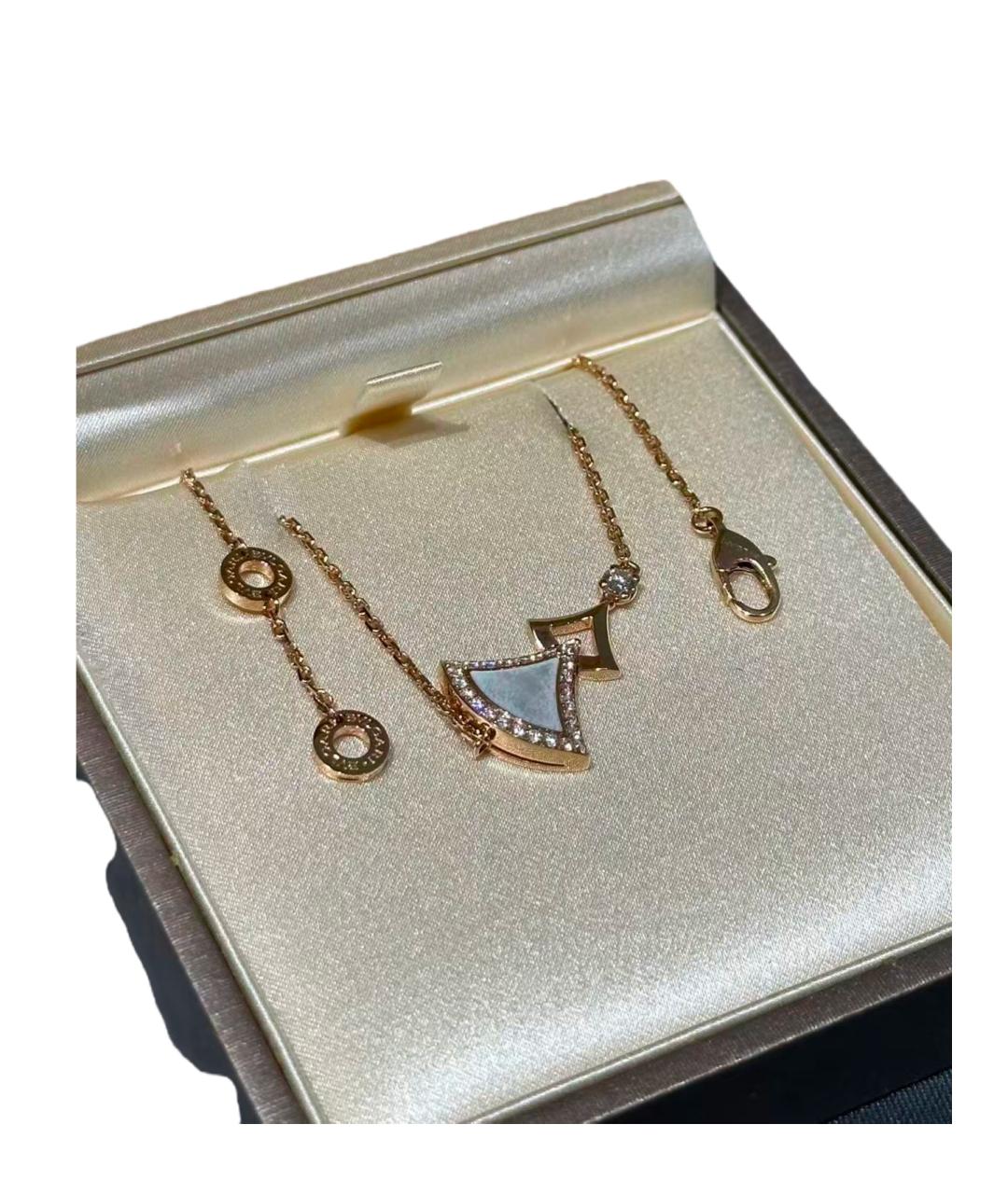 BVLGARI Золотая подвеска из розового золота, фото 6