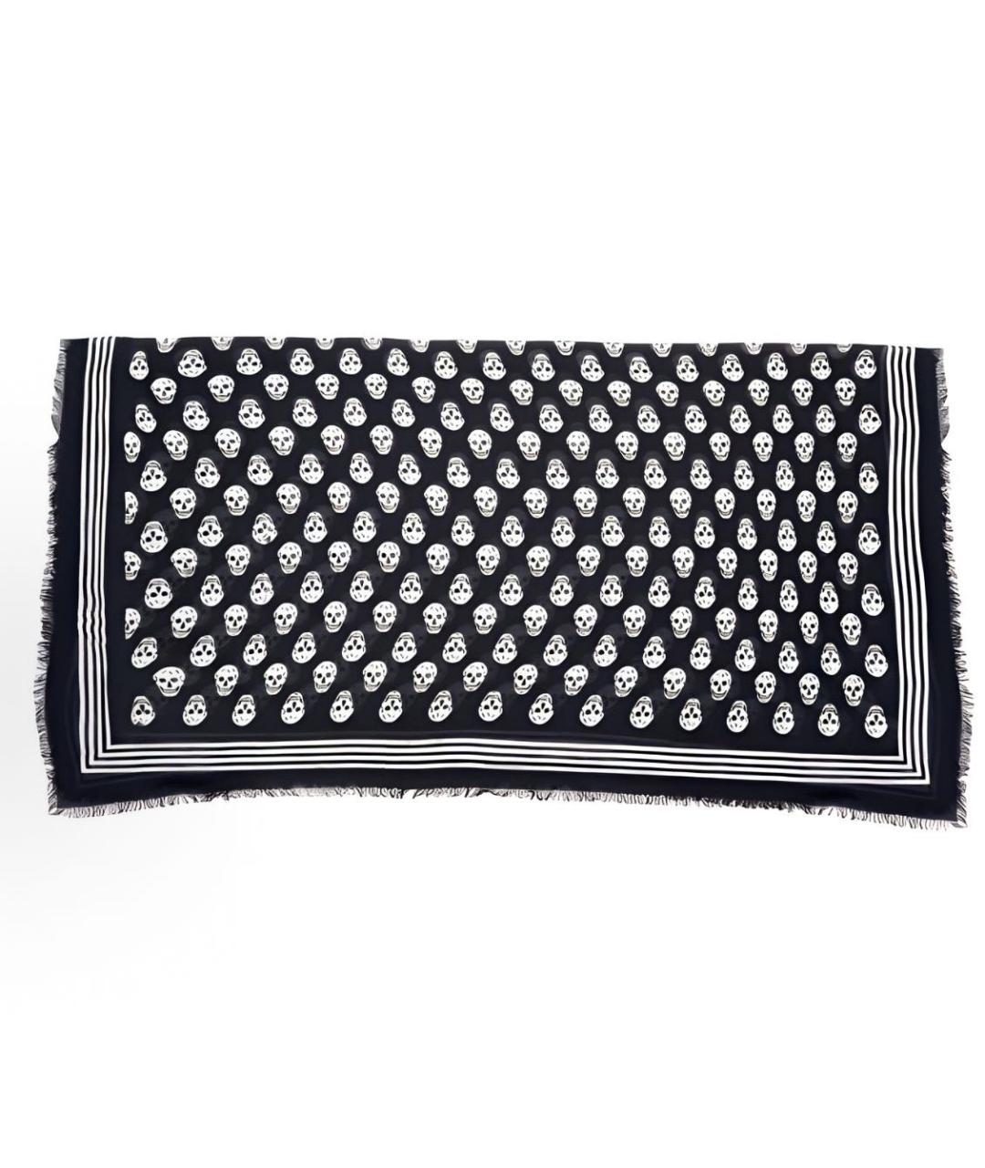 ALEXANDER MCQUEEN Черный платок, фото 2