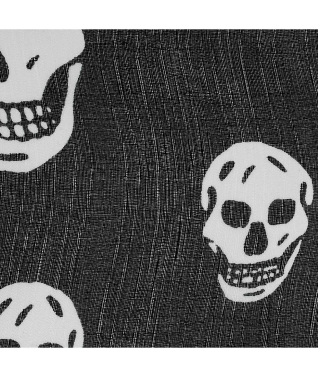 ALEXANDER MCQUEEN Черный платок, фото 4