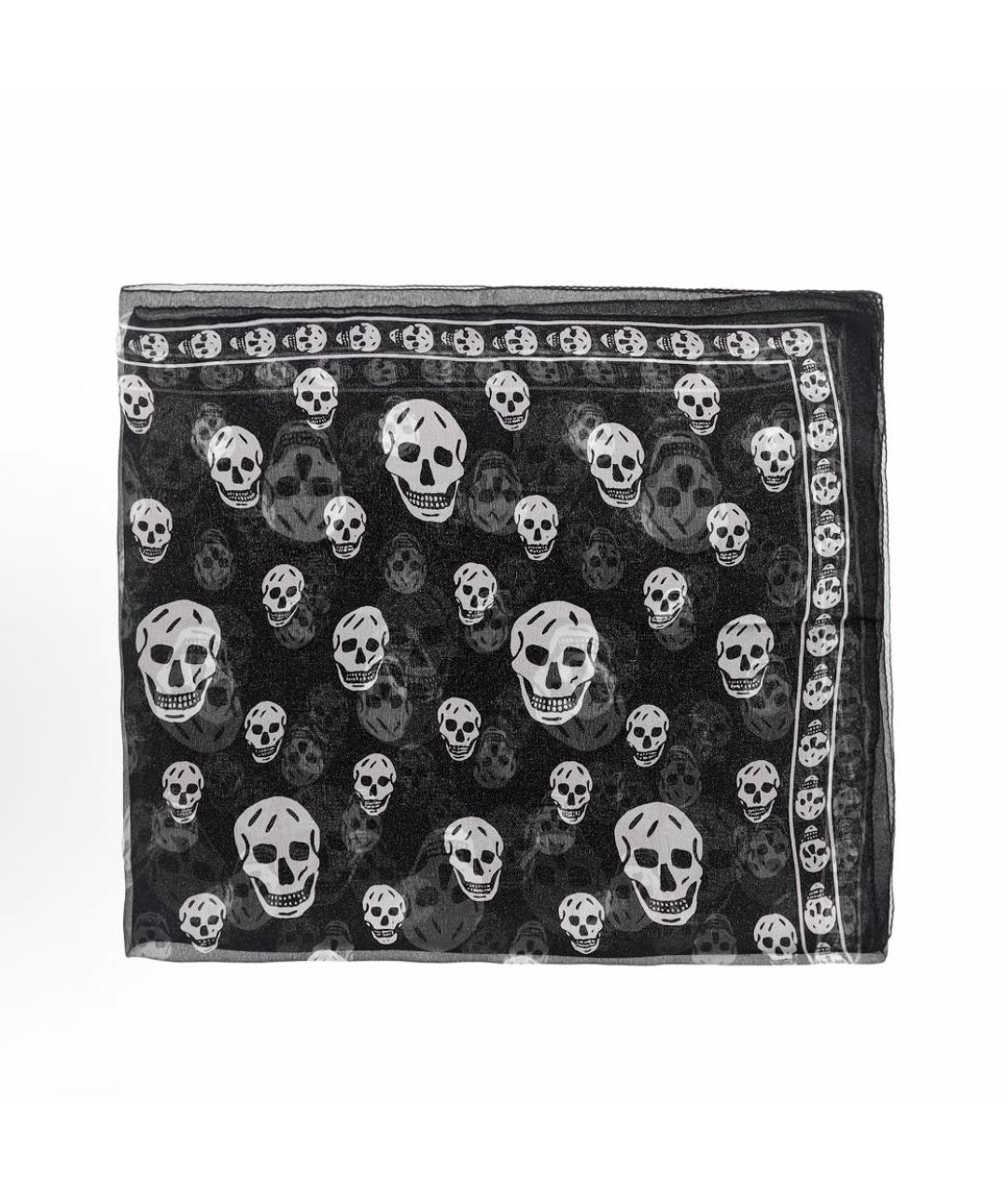 ALEXANDER MCQUEEN Черный платок, фото 2