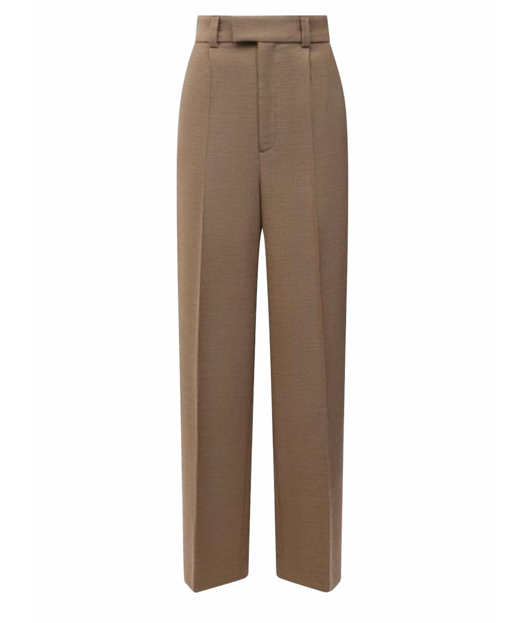 PERVERT Бежевые брюки широкие, фото 1
