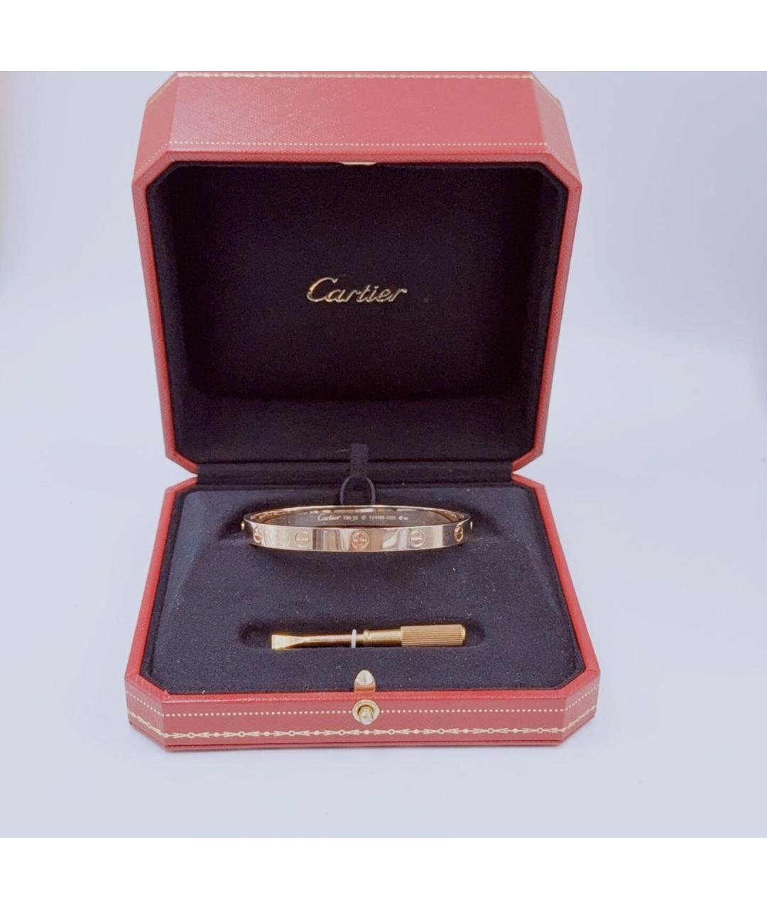 CARTIER Розовый браслет из розового золота, фото 2