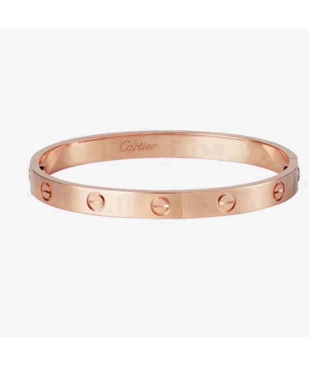 CARTIER Розовый браслет из розового золота, фото 8