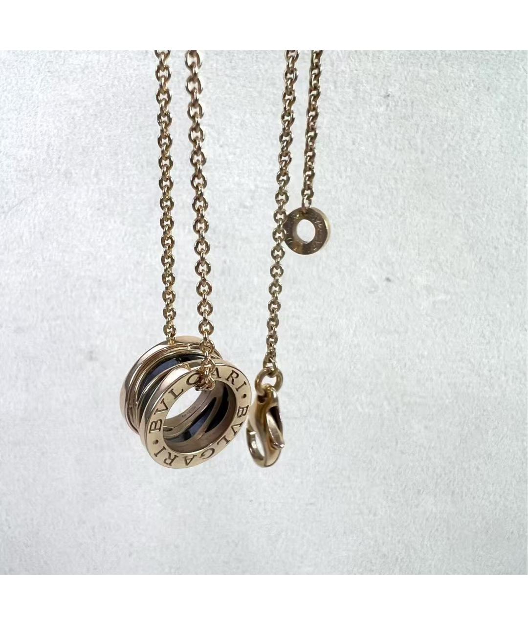 BVLGARI Золотая подвеска из розового золота, фото 4