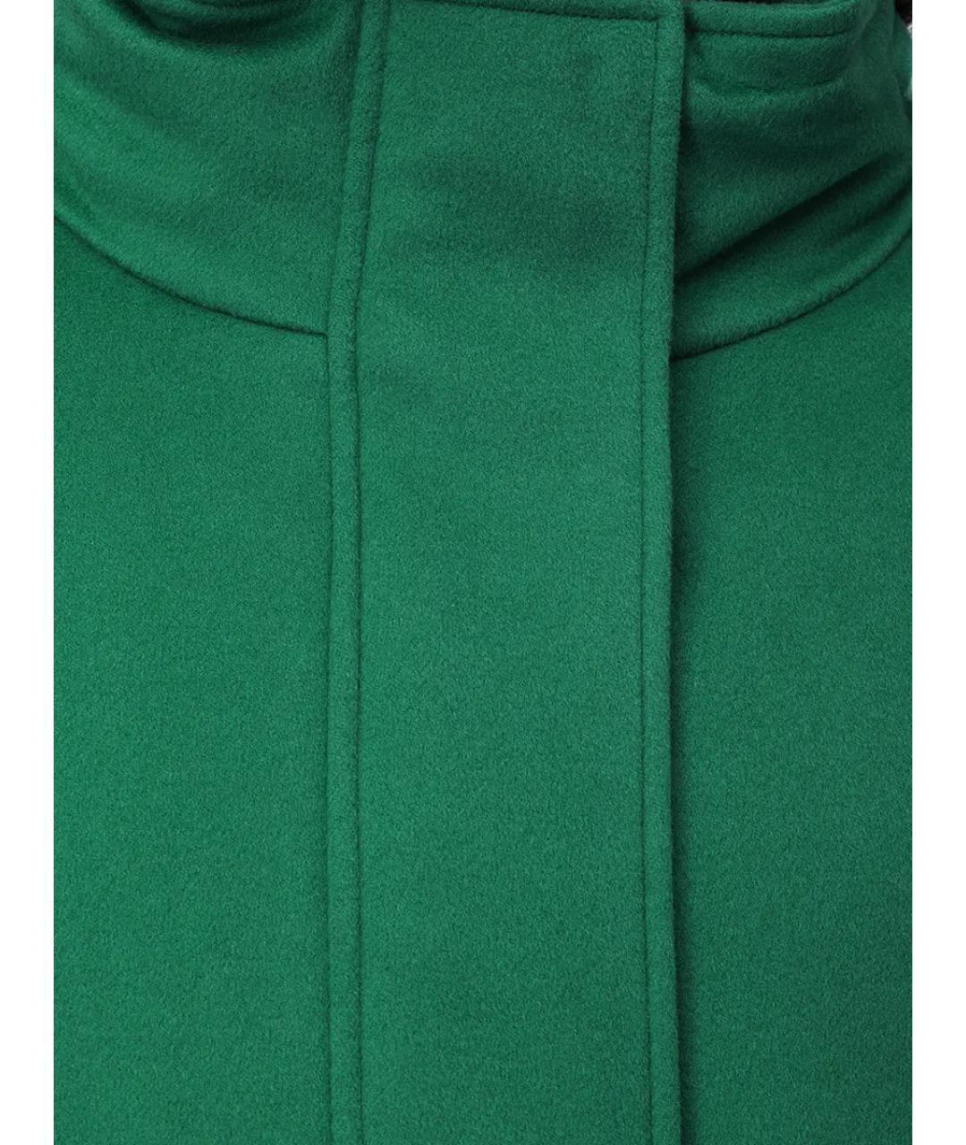 LORO PIANA Зеленые кашемировое пальто, фото 4