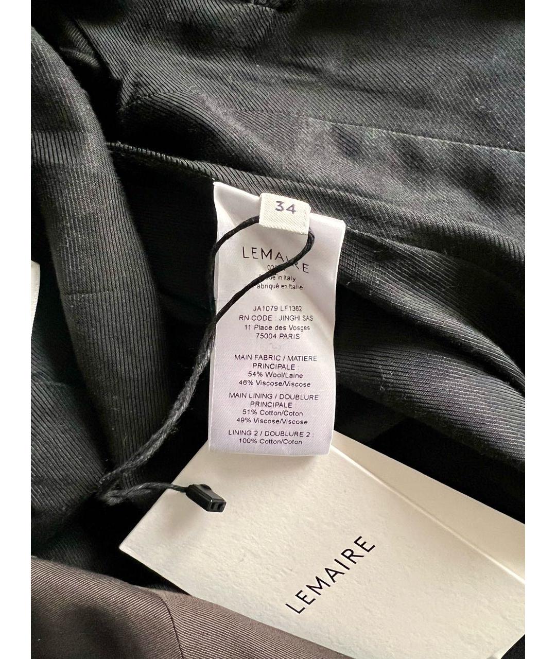 LEMAIRE Коричневый шерстяной жакет/пиджак, фото 6