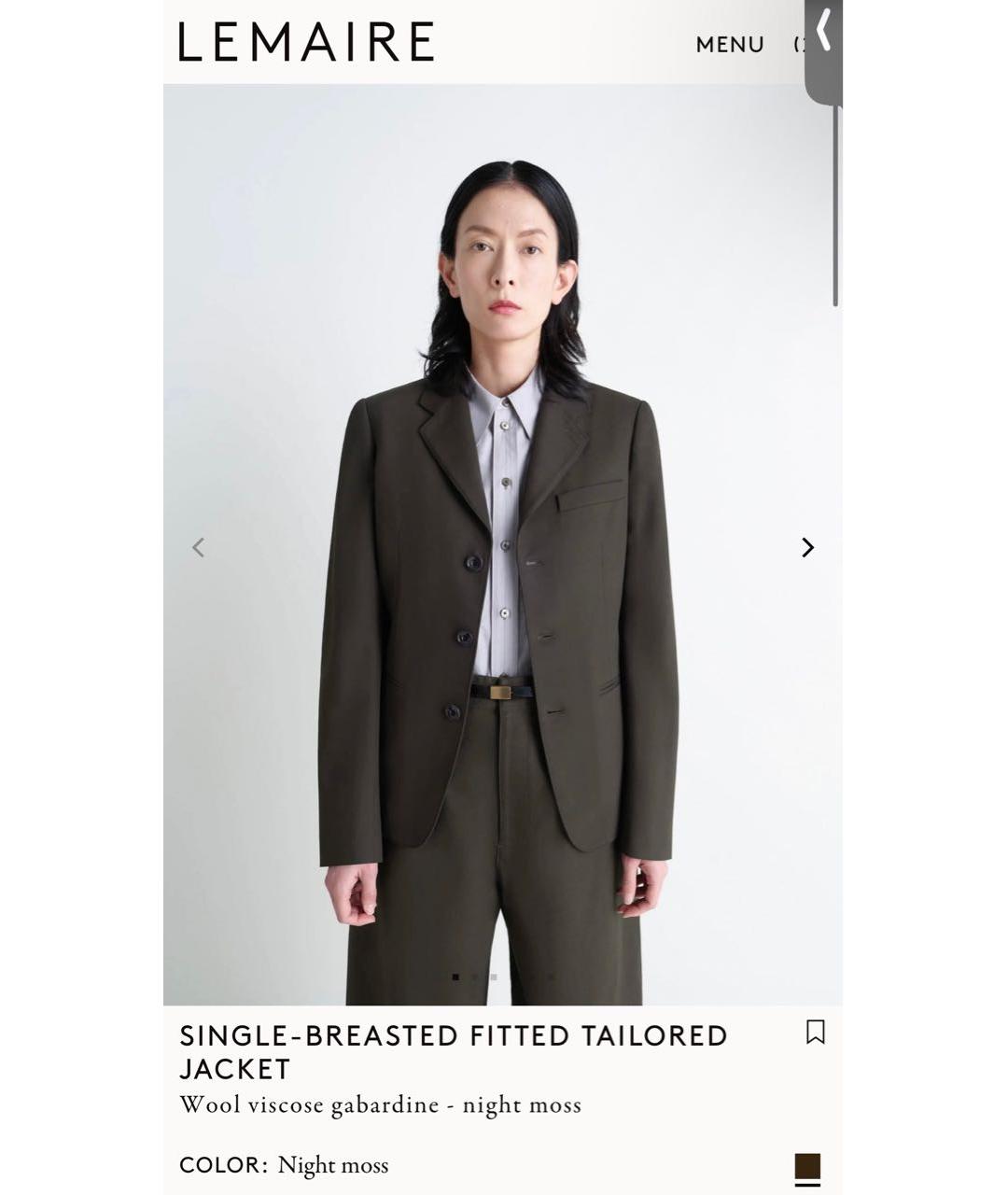 LEMAIRE Коричневый шерстяной жакет/пиджак, фото 8