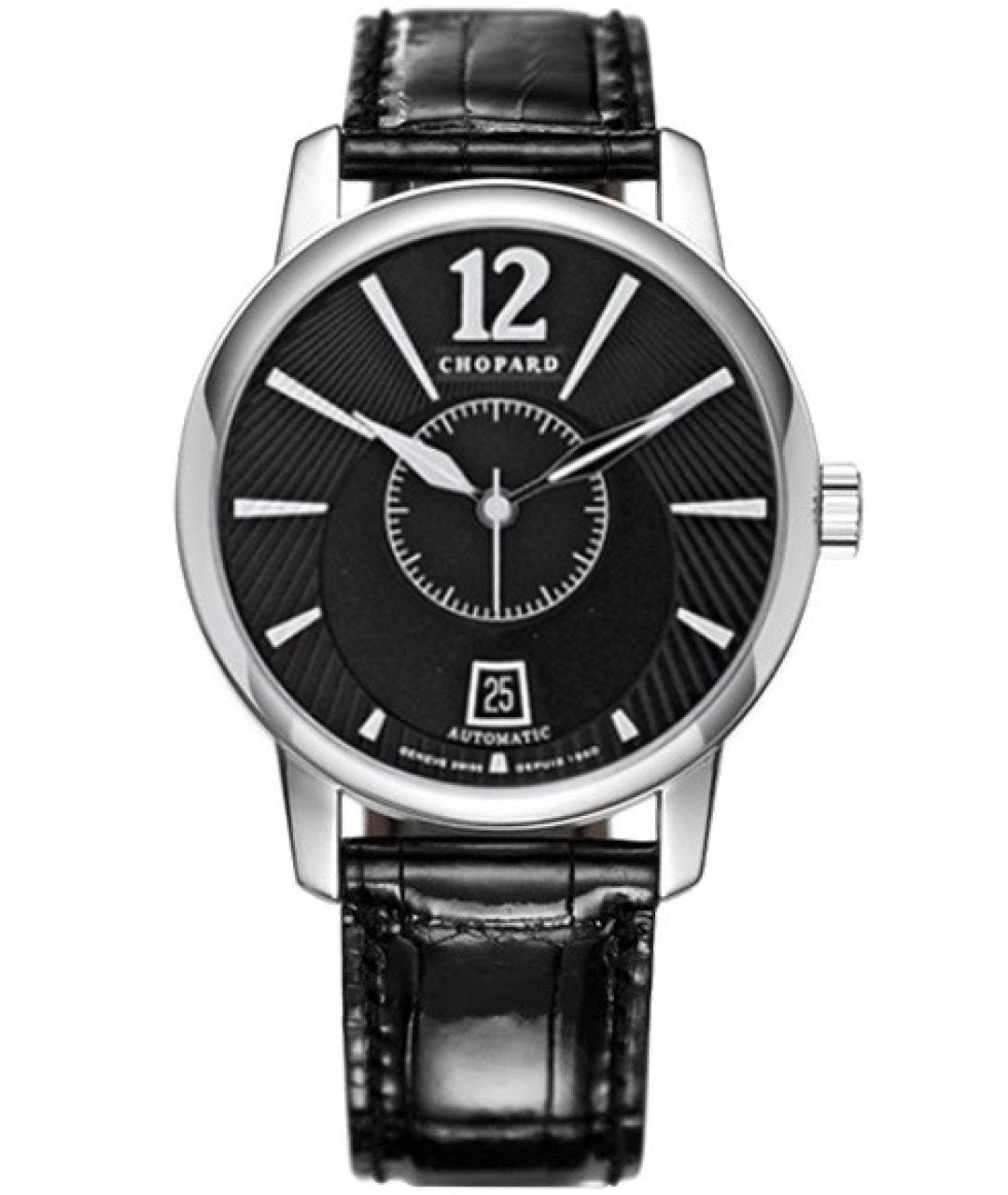 CHOPARD Черные часы из белого золота, фото 1