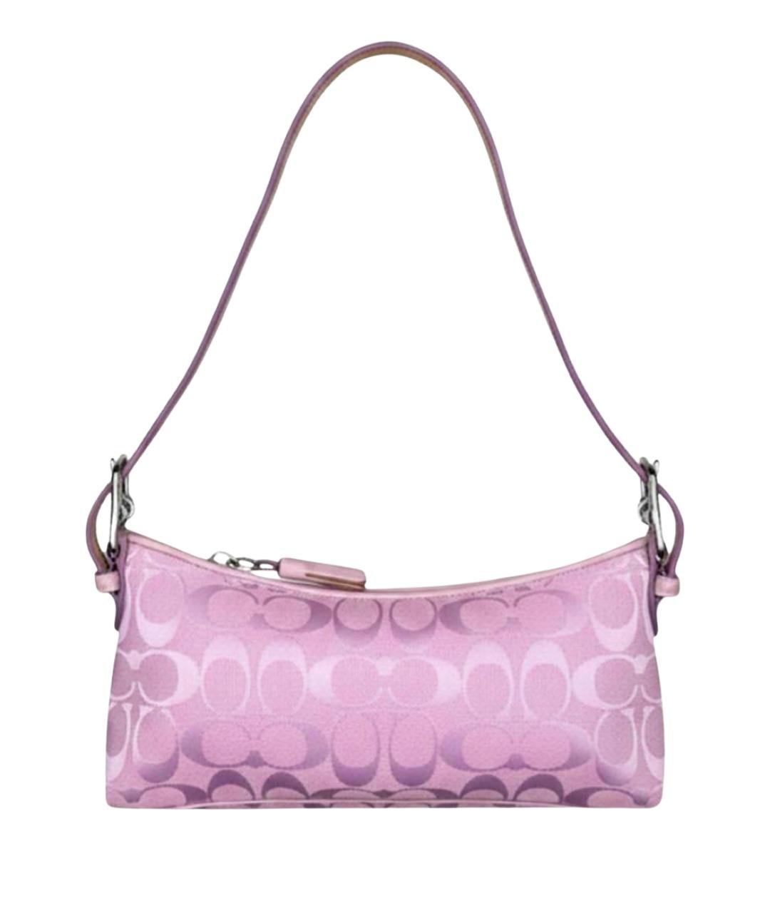 COACH Розовая сумка с короткими ручками, фото 1