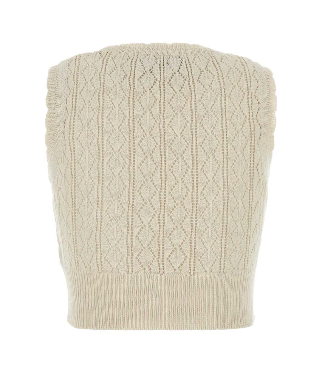 VIVIENNE WESTWOOD Бежевая хлопковая жилетка, фото 2