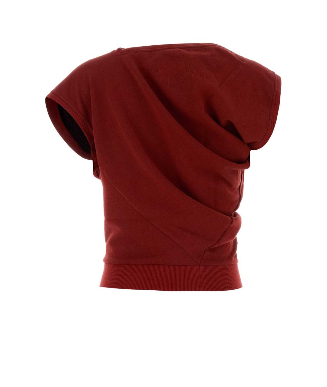 VIVIENNE WESTWOOD Красная хлопковая футболка, фото 2