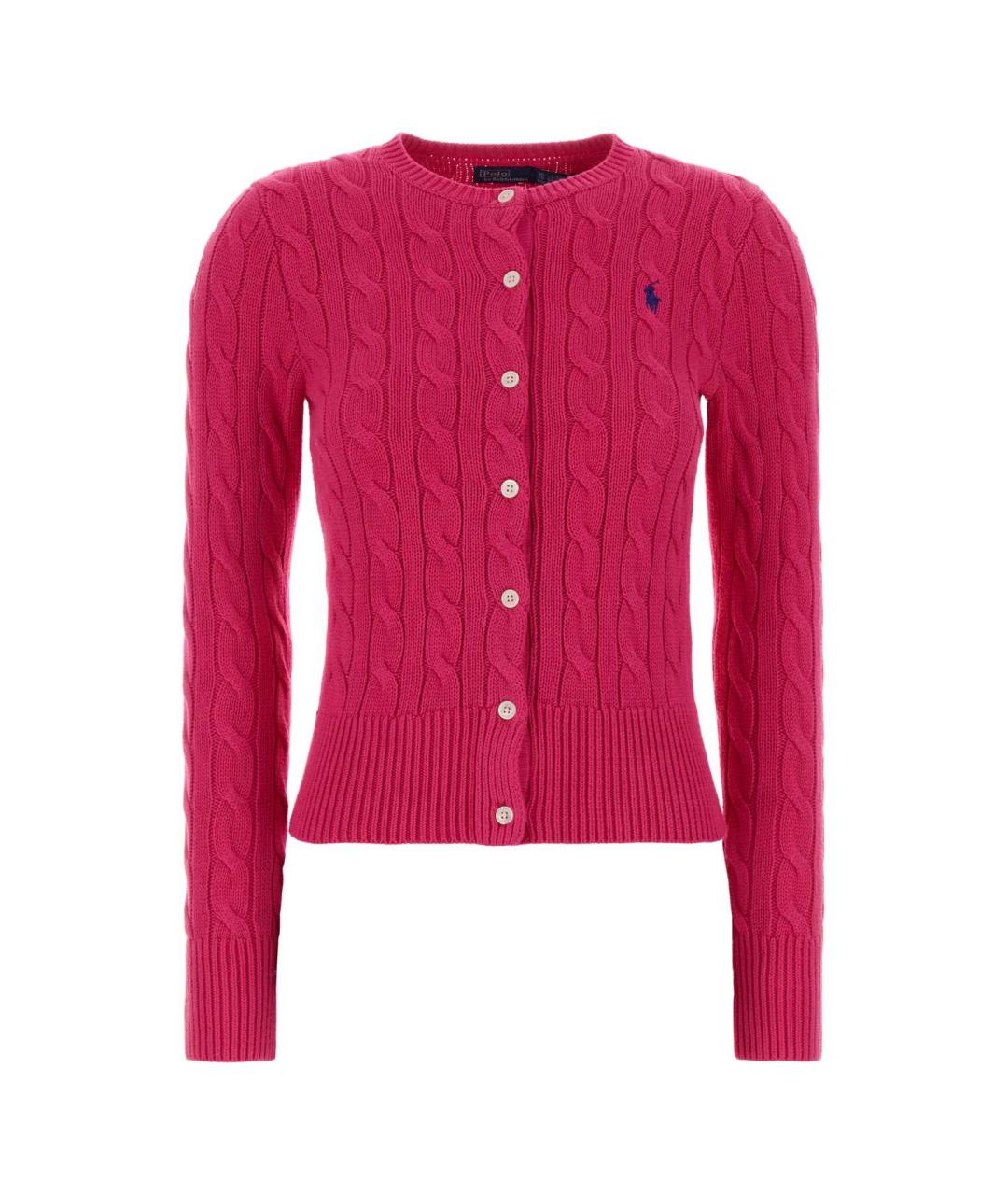 POLO RALPH LAUREN Фуксия хлопковый кардиган, фото 1