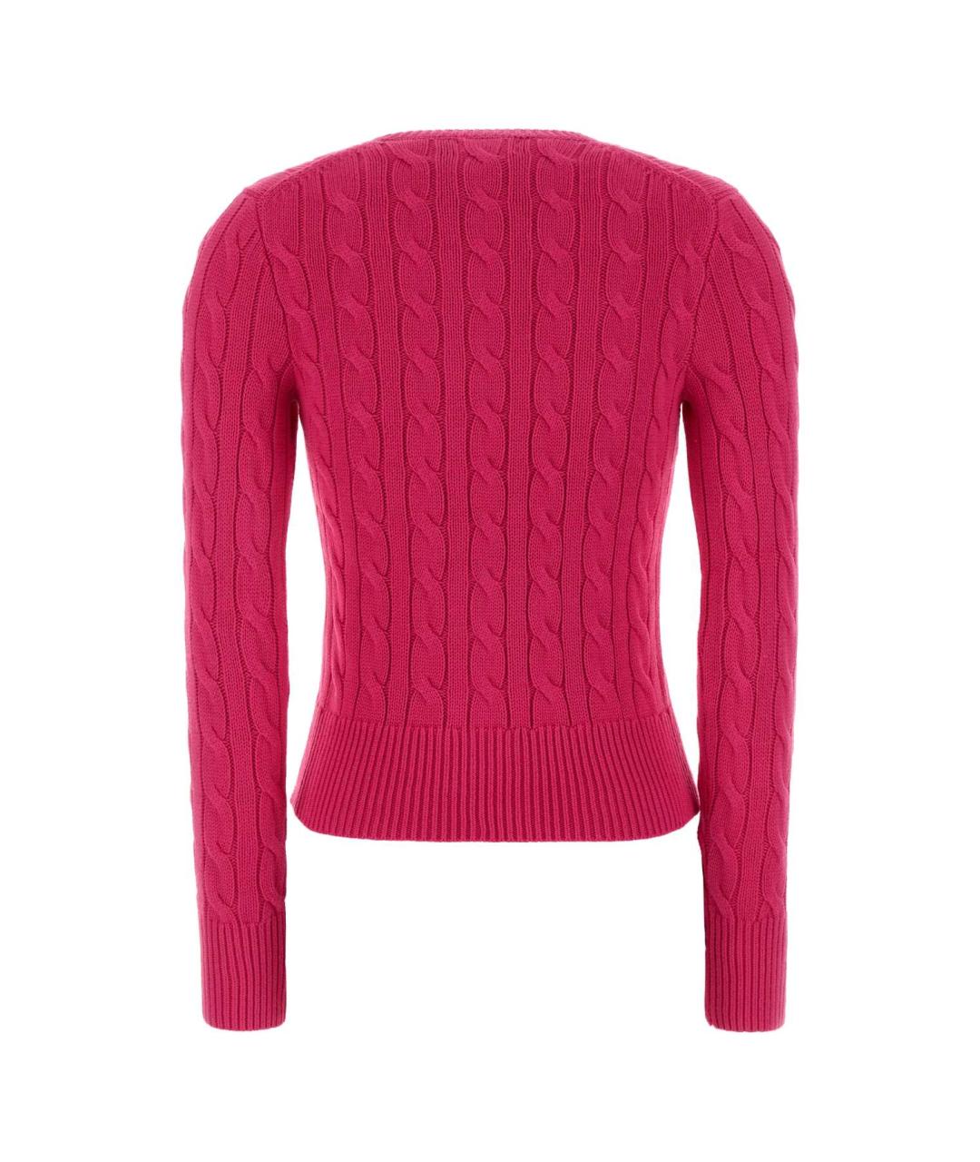 POLO RALPH LAUREN Фуксия хлопковый кардиган, фото 2