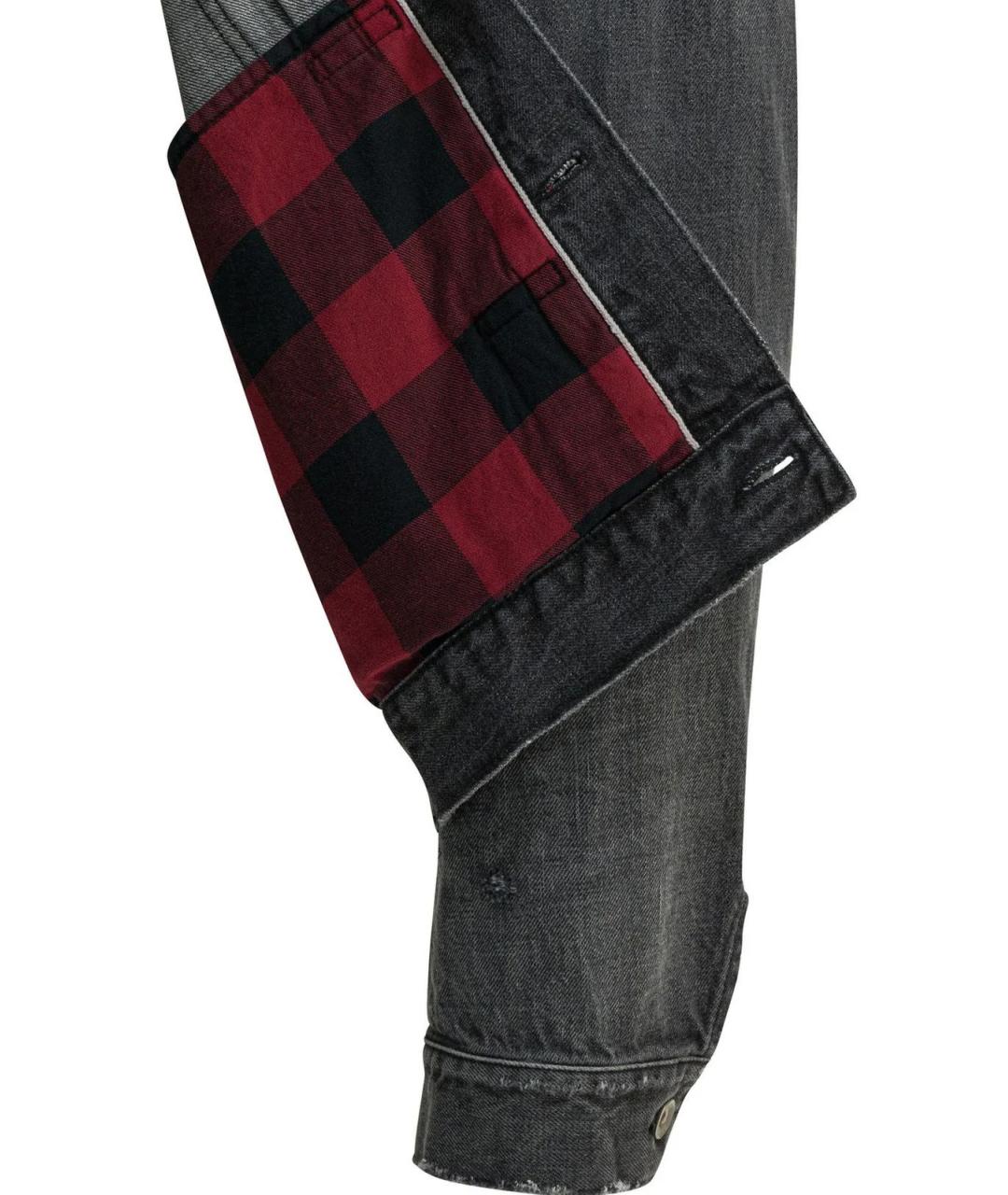 SACAI Черная хлопковая куртка, фото 4