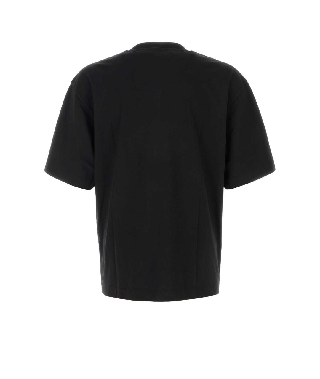 OFF-WHITE Черная хлопковая футболка, фото 2