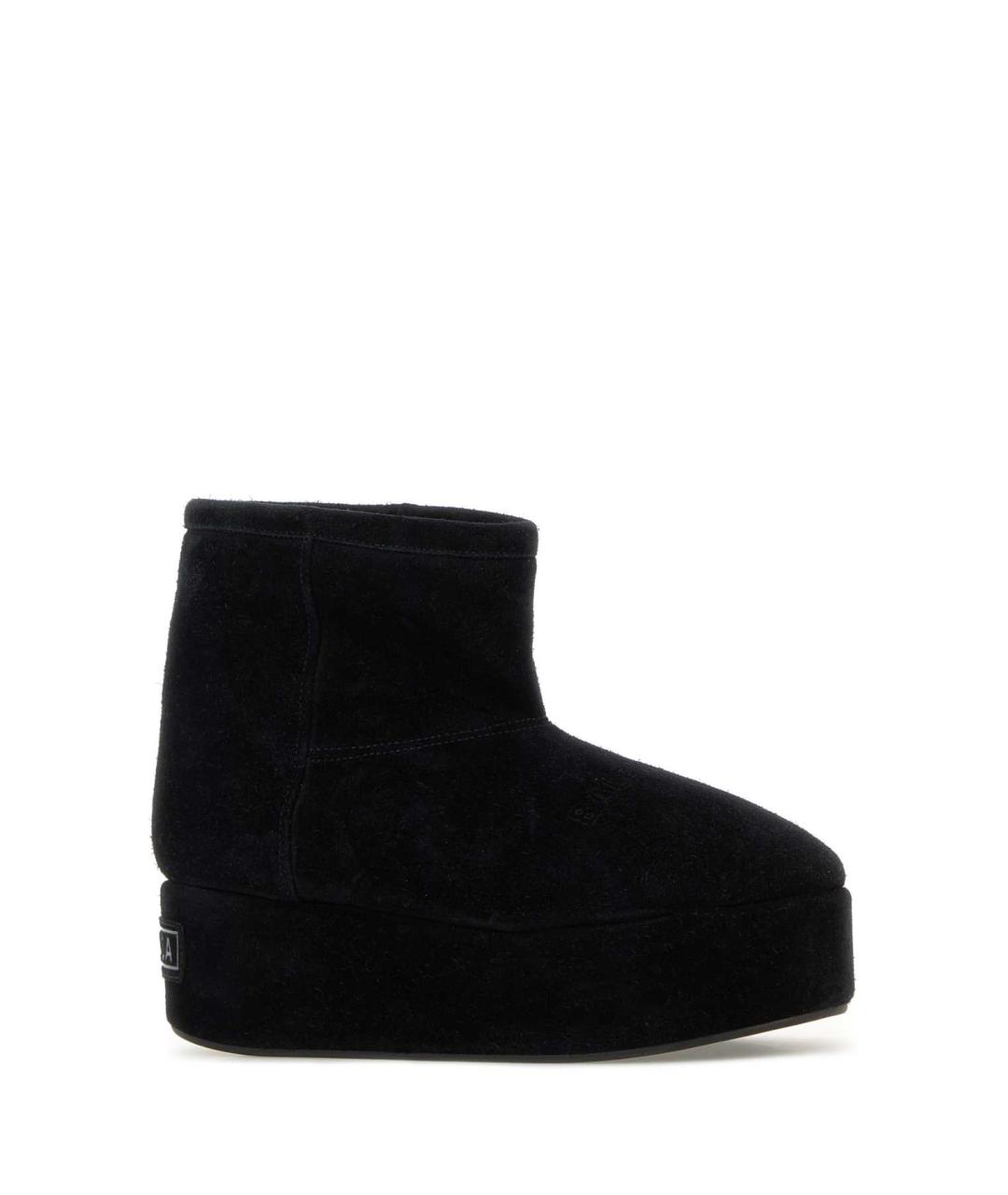 BALENCIAGA Черные замшевые полусапоги, фото 2
