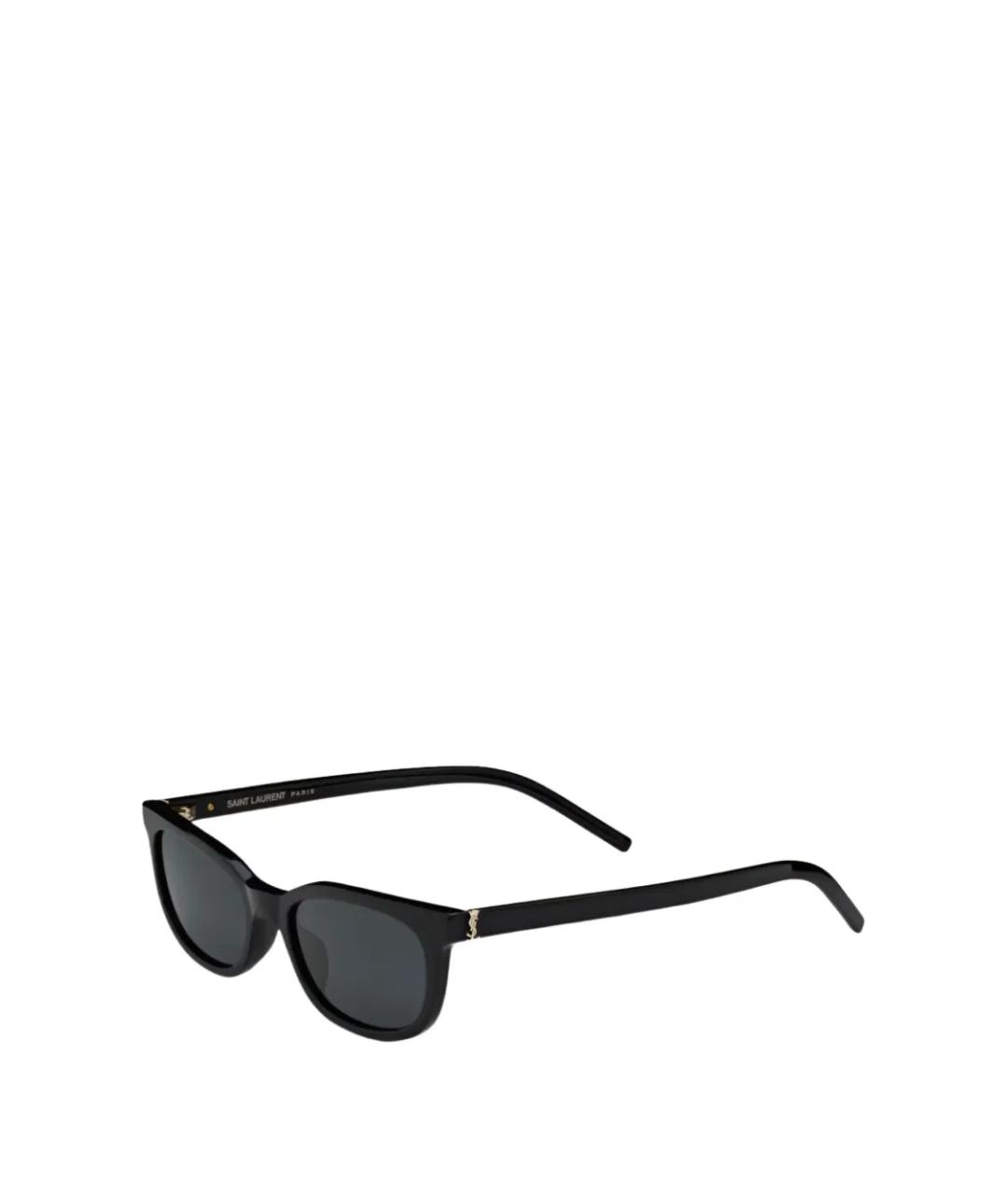 SAINT LAURENT Черные пластиковые солнцезащитные очки, фото 3