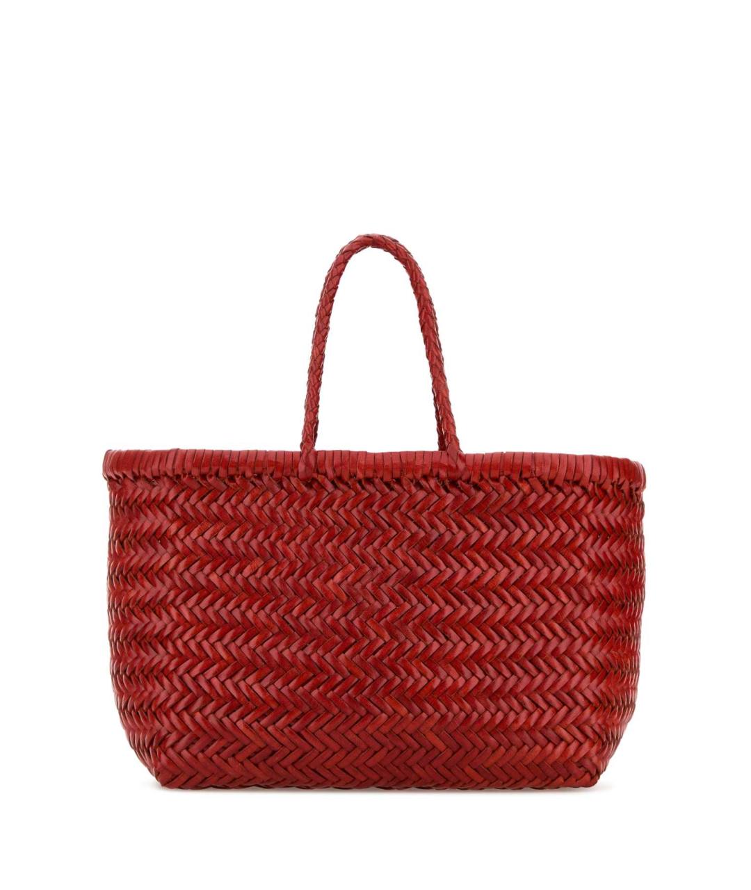 Dragon Diffusion Красная пелетеная сумка тоут, фото 1