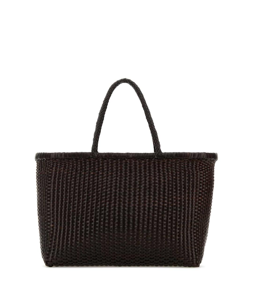 Dragon Diffusion Коричневая пелетеная сумка тоут, фото 1