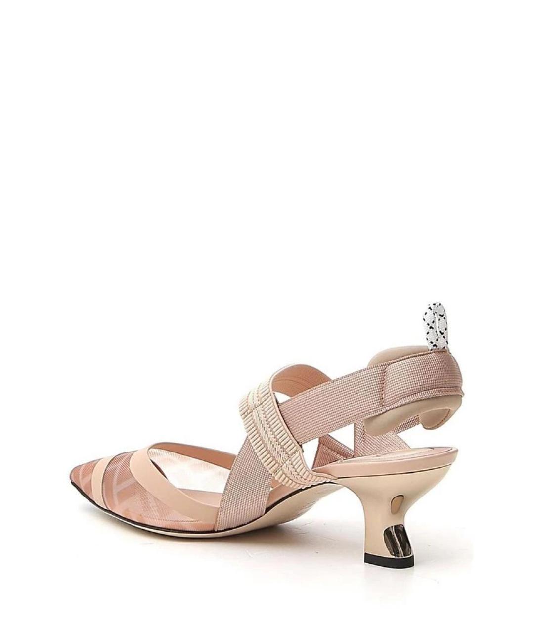 FENDI Мульти текстильные туфли, фото 4