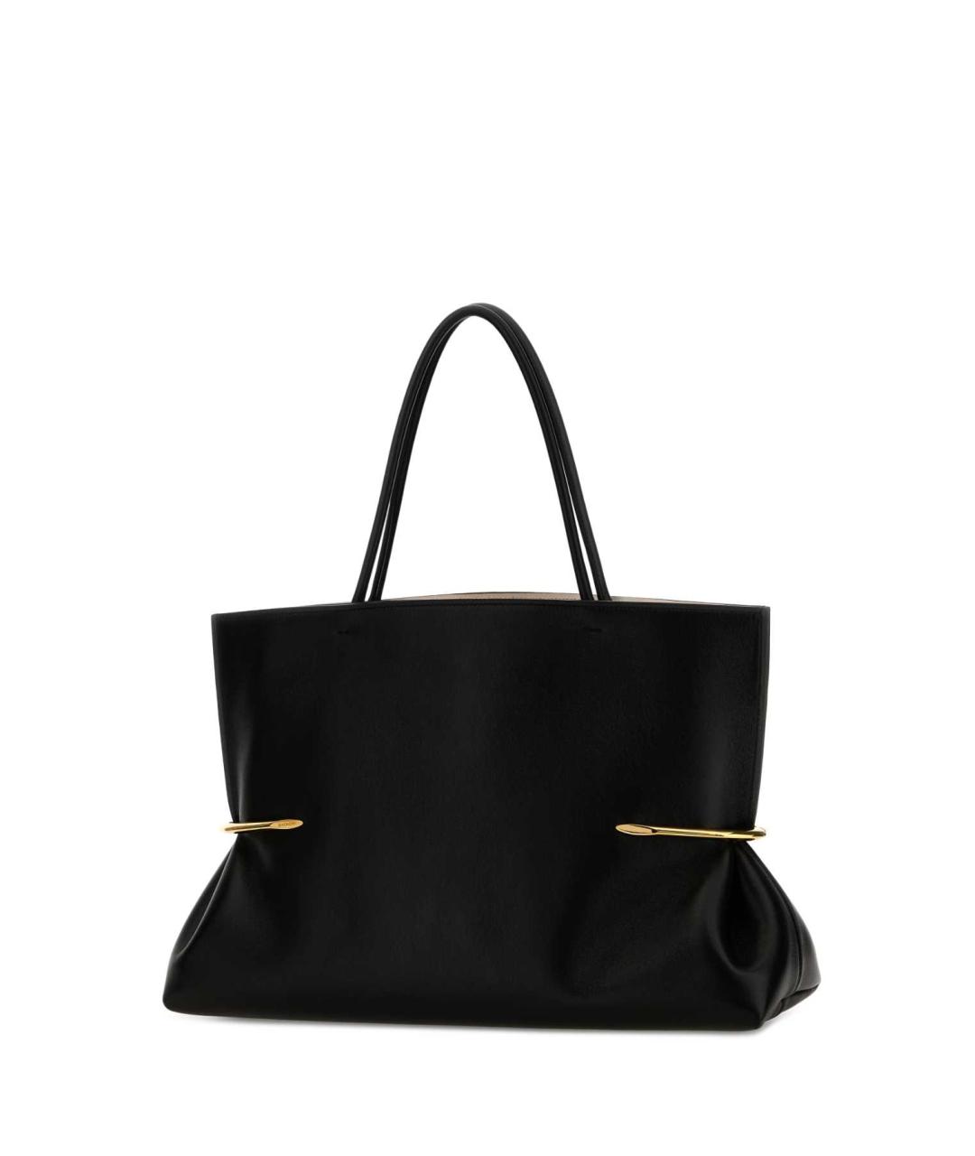 GIVENCHY Черная кожаная сумка тоут, фото 2