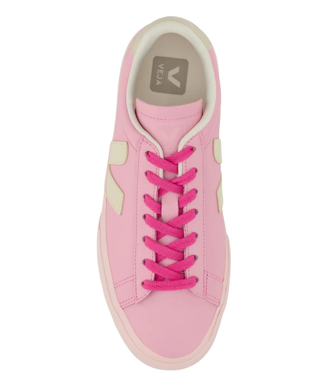 VEJA Розовые кожаные кеды, фото 4