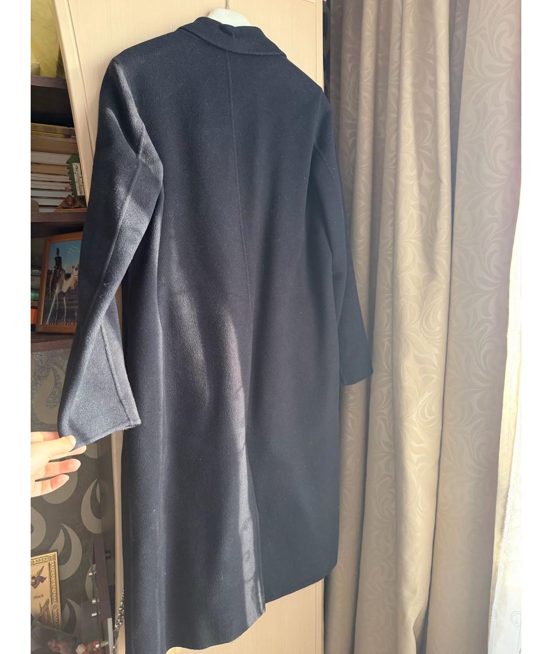 COS Темно-синее шерстяное пальто, фото 2