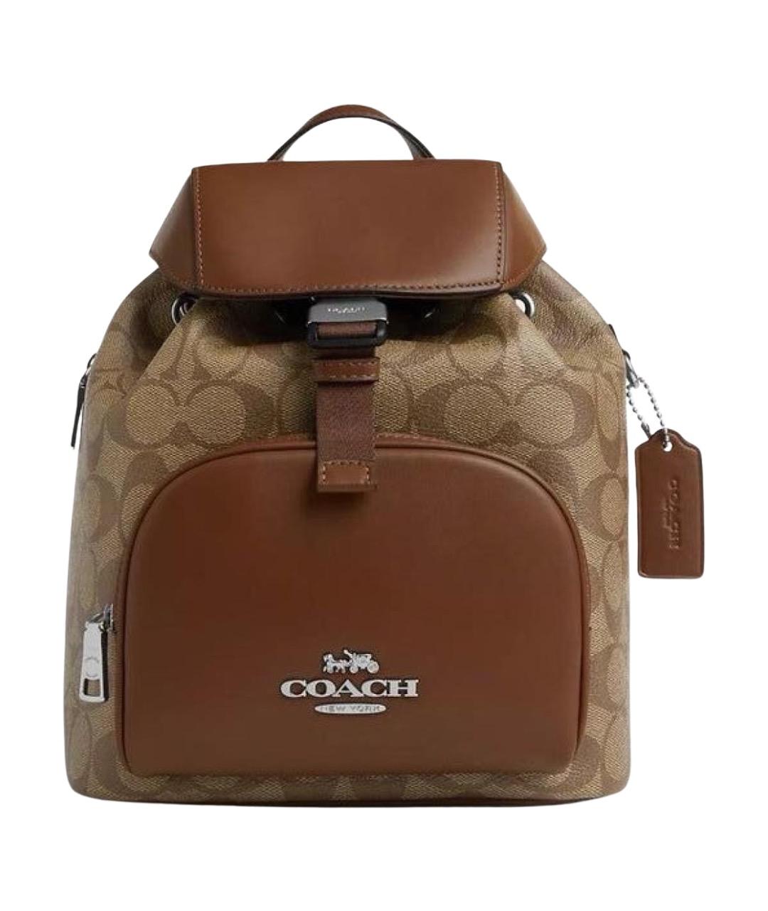 COACH Коричневый рюкзак, фото 1