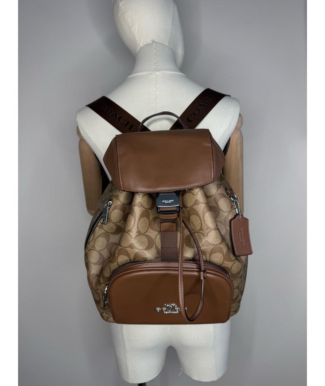 COACH Коричневый рюкзак, фото 3