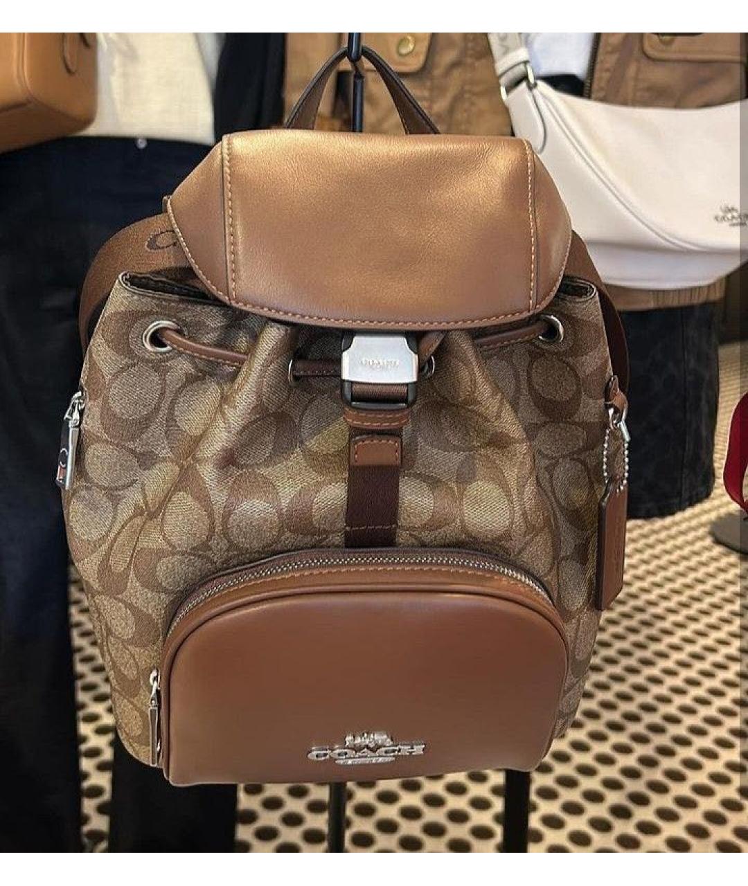 COACH Коричневый рюкзак, фото 2