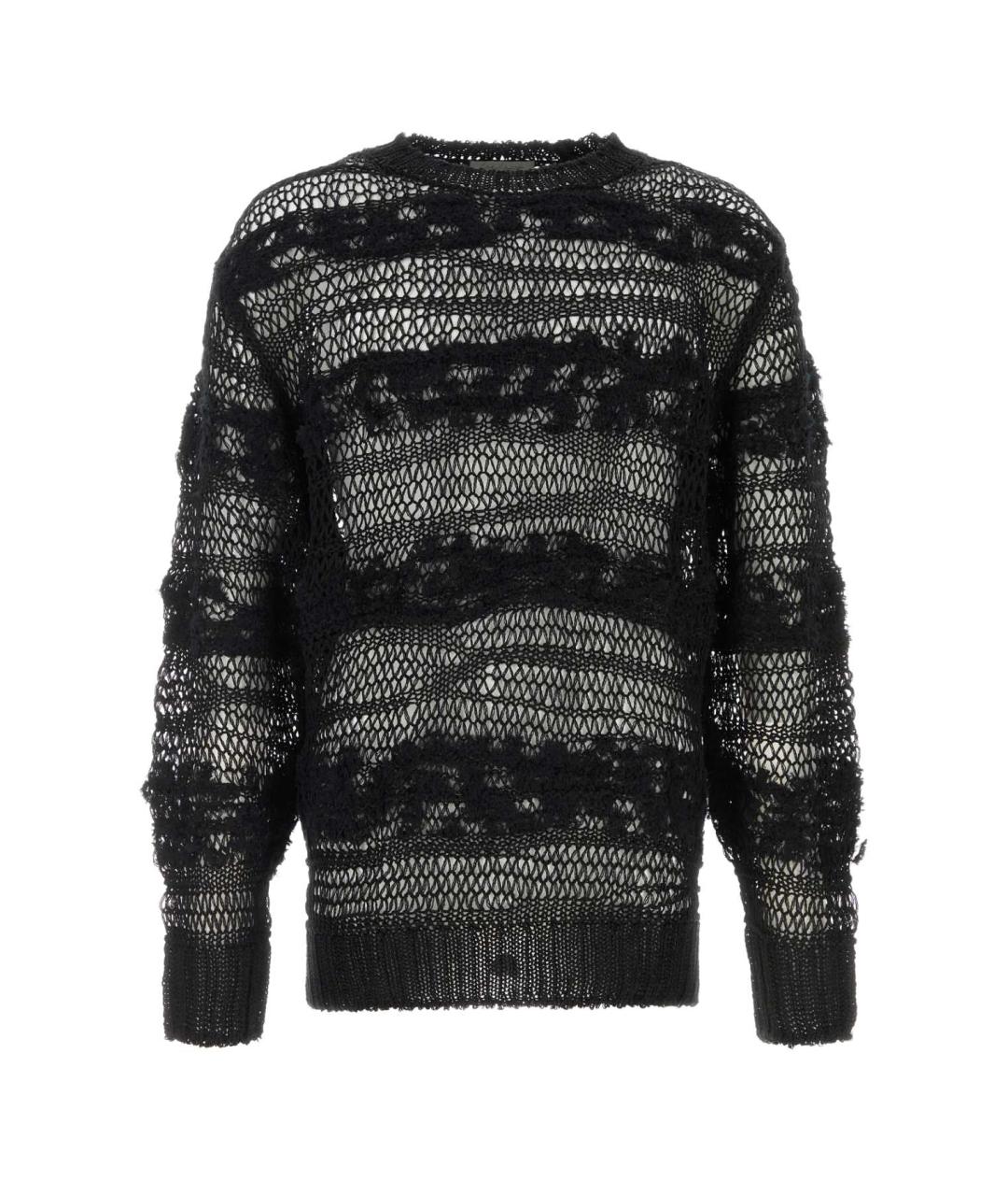 YOHJI YAMAMOTO Черный хлопковый джемпер / свитер, фото 1