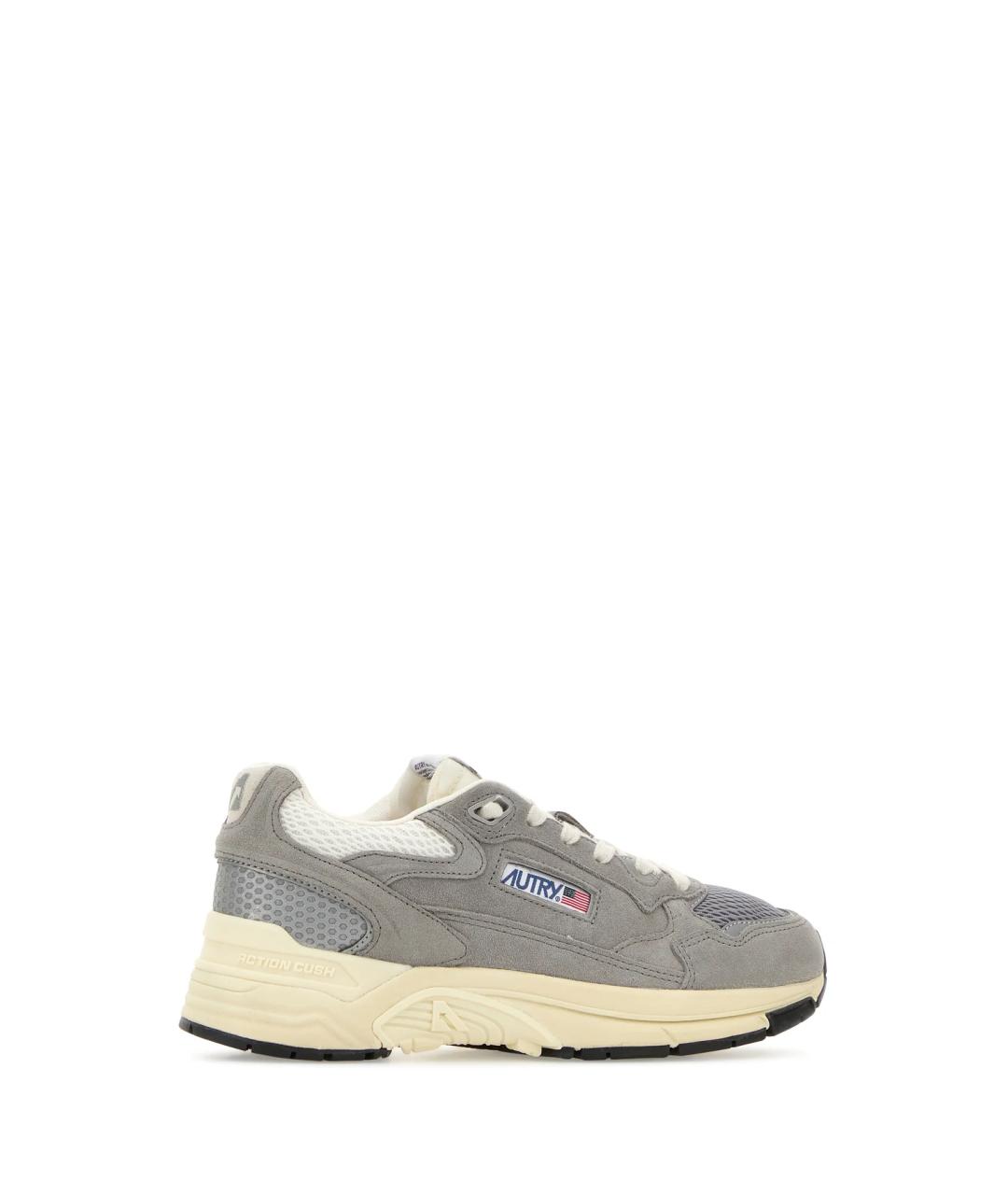 AUTRY Серые замшевые кроссовки, фото 3