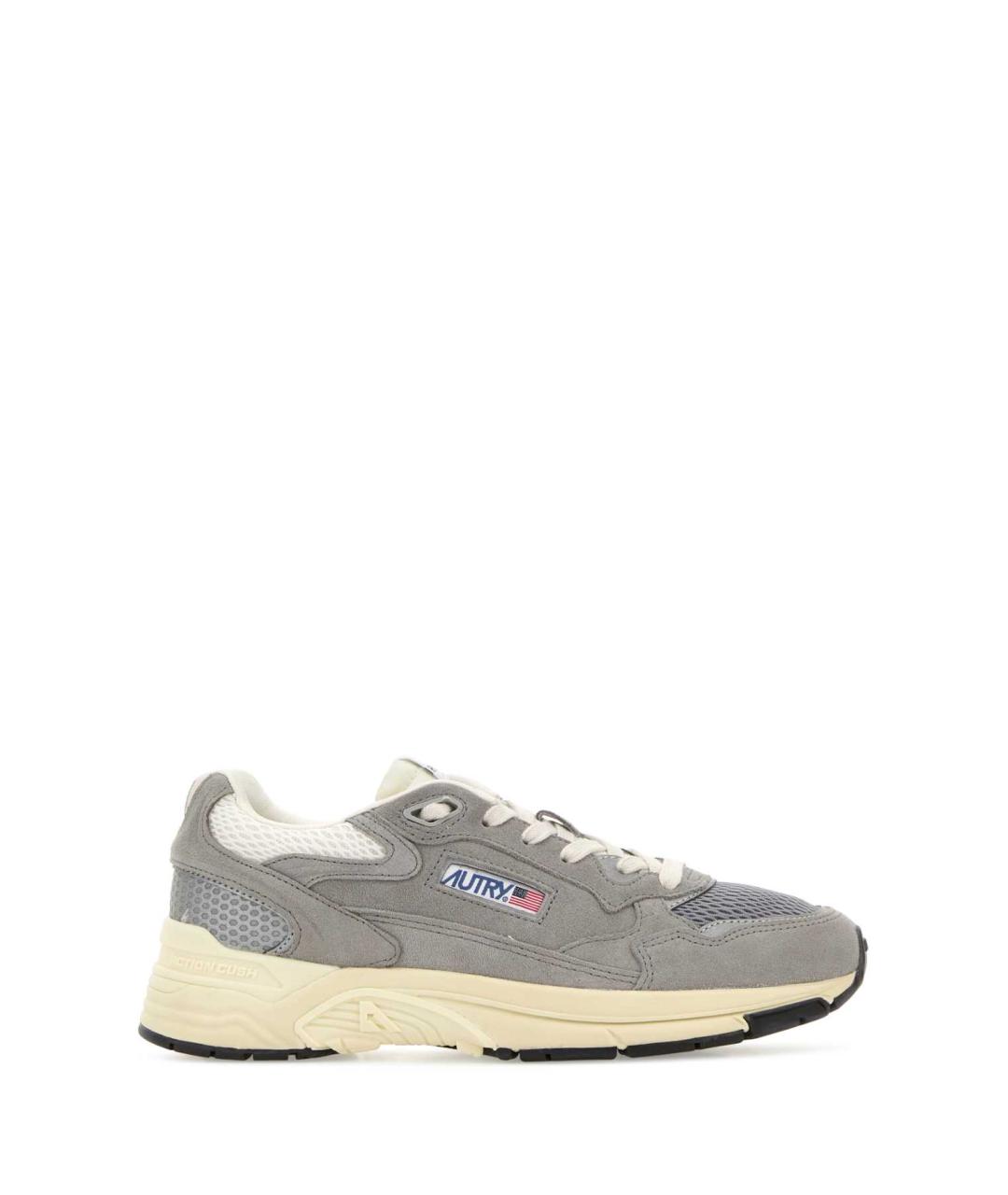 AUTRY Серые замшевые кроссовки, фото 1