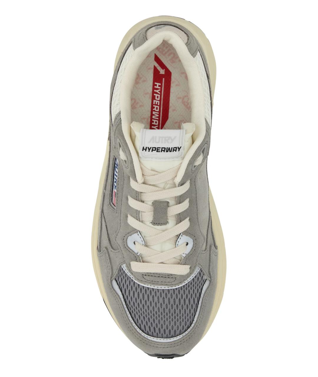 AUTRY Серые замшевые кроссовки, фото 4